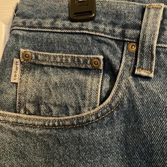 Carhartt men’s relaxed fit blue jeans size 40x34 - Picture 4 of 9
